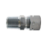 Connector for hydraulic system - fits 3/8" - Nickel plated -  62.00607.00- Riviera